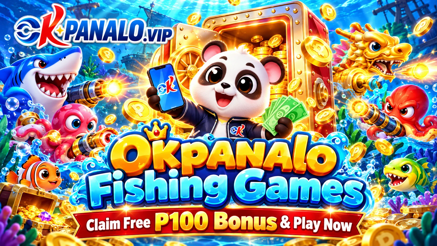 Okpanalo Fishing Games Claim Free P100 Bonus & Play Now