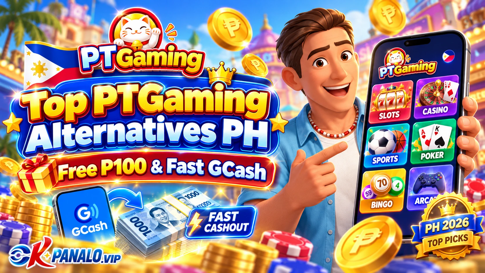 Top PTgaming Alternatives PH Free P100 & Fast GCash